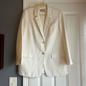 Everlane off-white Linen Blazer